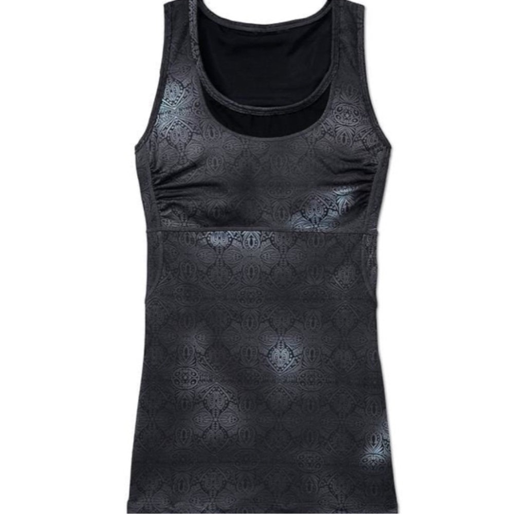 ATHLETA Persistence Tank Top Shelf Bra Athletic Sports Bra